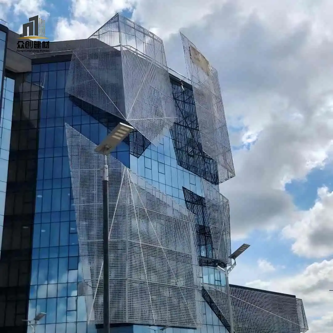 Perforated Aluminum Sunshade Panel: Integrated Solar Shading and Facade Decoration Solution